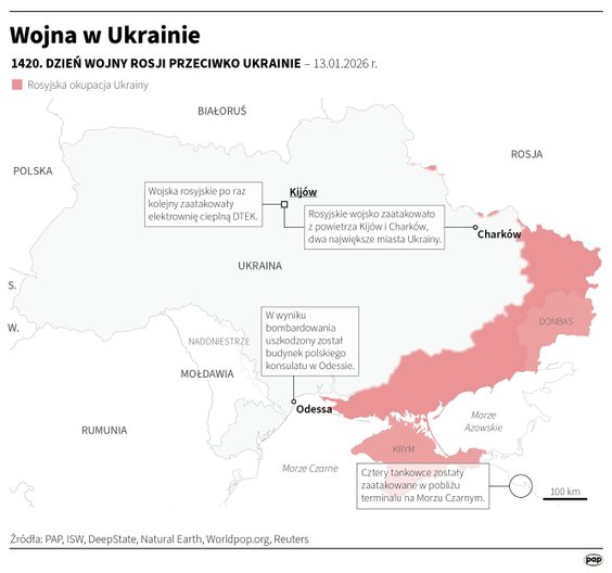 Tak wyglądała sytuacja na froncie w 1420 dniu wojny