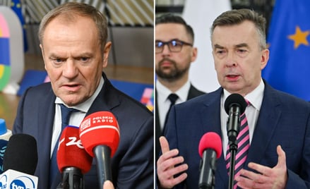 Donald Tusk i Dariusz Wieczorek