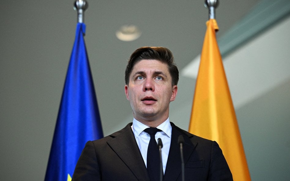 Premier Litwy Mindaugas Sinkeviczius poinformował o próbie podpalenia firmy przechowującej sprzęt łą