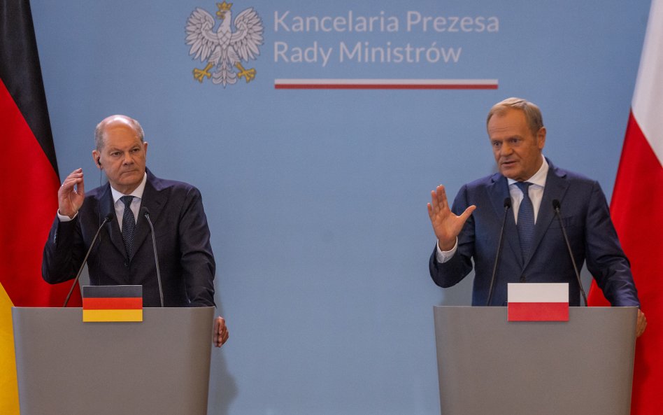 Olaf Scholz i Donald Tusk