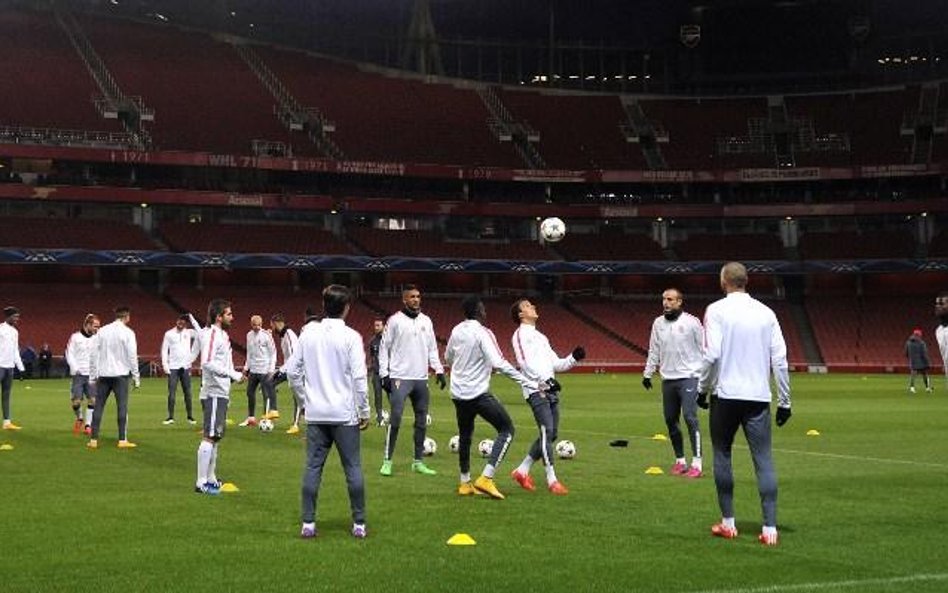 Trening piłkarzy Monaco