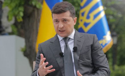Prezydent Ukrainy Wołodymyr Zełenski