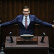 Mateusz Morawiecki na sejmowej mównicy