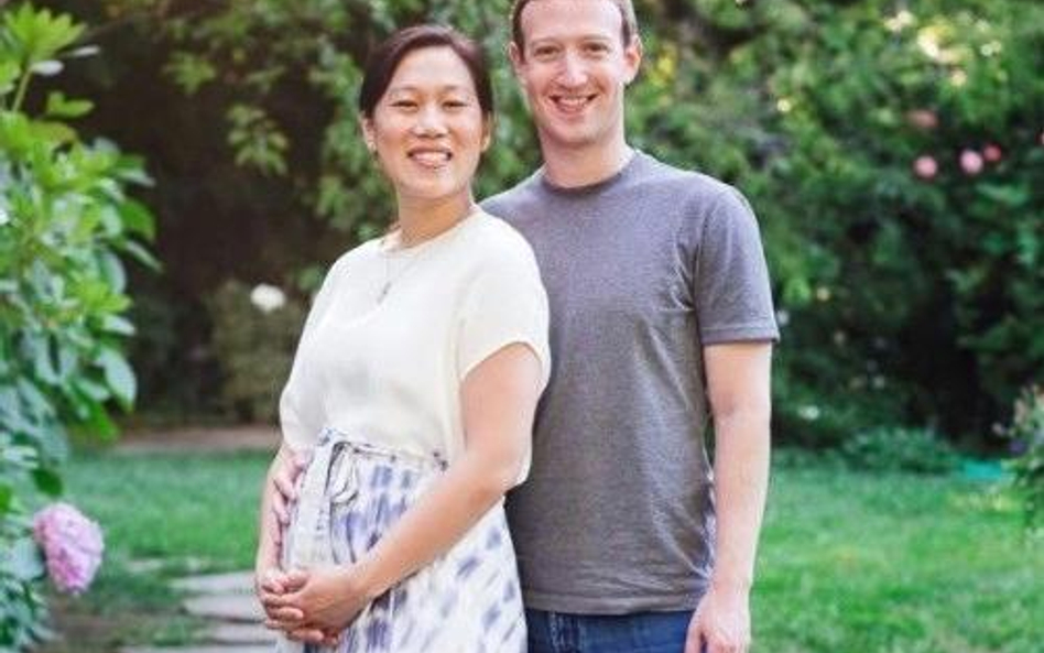 Mark Zuckerberg z żoną Priscillą Chan