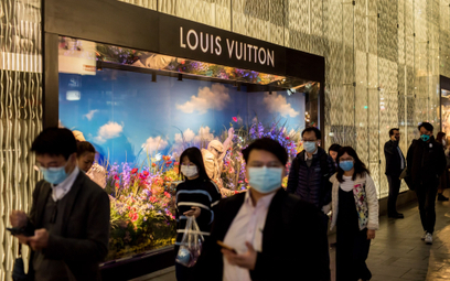Sklep Louis Vuitton w Hongkongu