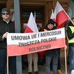Ogólnopolski protest rolników przeciwko umowie z Mercosur, 30 bm. przed Podkarpackim Urzędem Wojewód