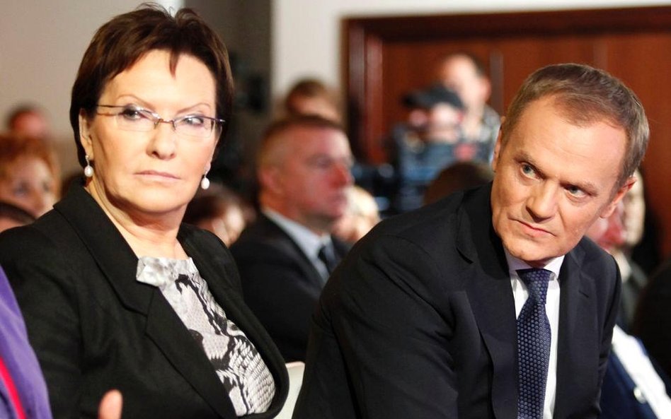 Ewa Kopacz i Donald Tusk