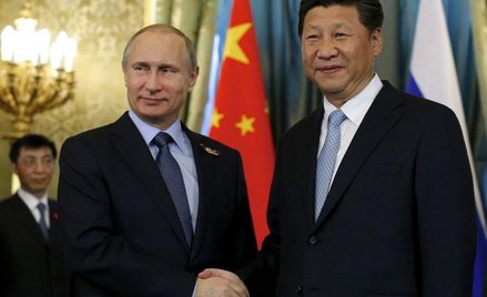 Władimir Putin i Xi Jinping w Moskwie