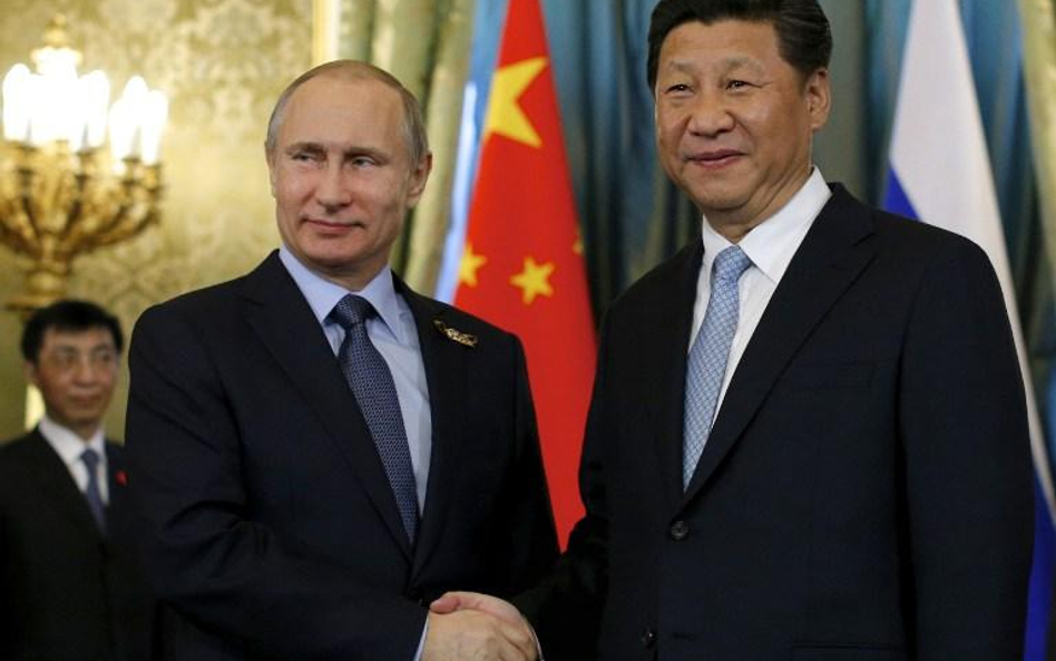 Władimir Putin i Xi Jinping w Moskwie