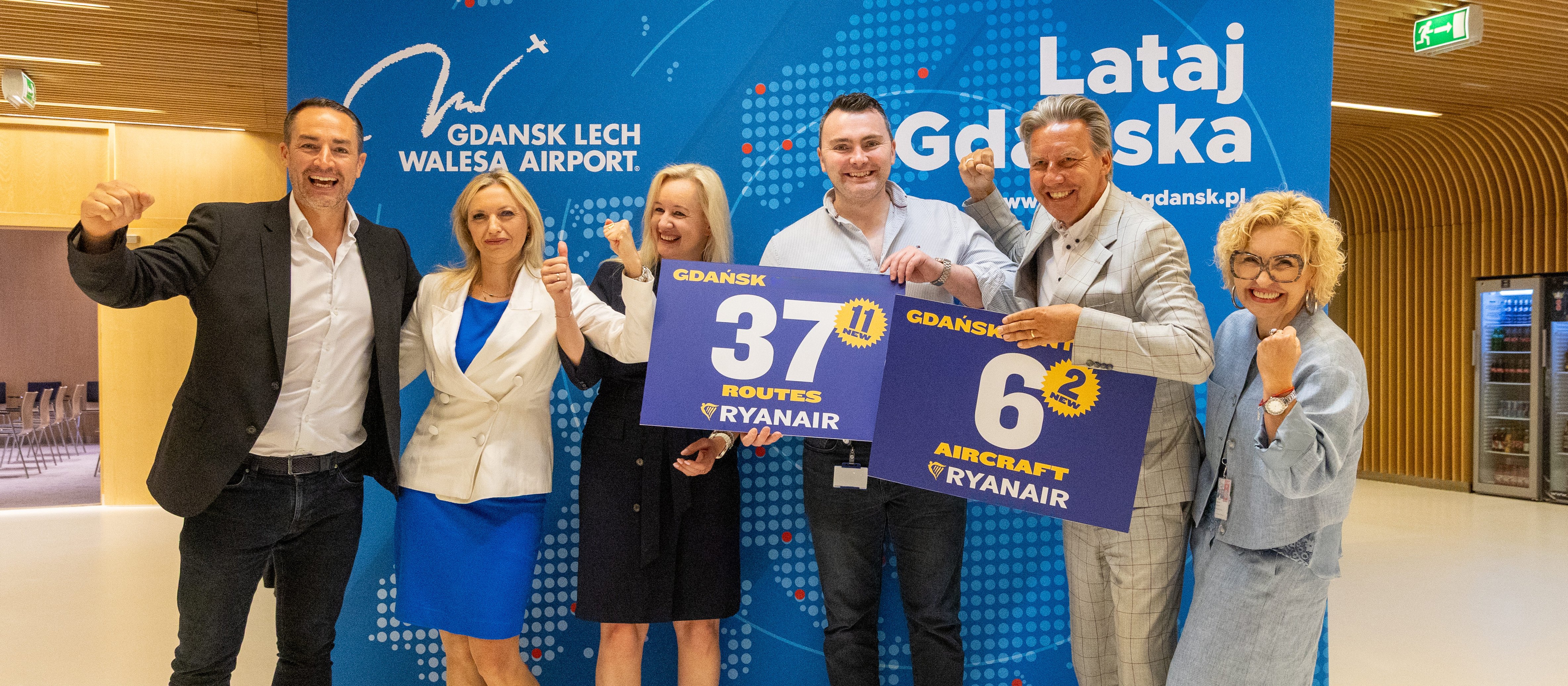Ryanair добавляет два самолёта на свою базу в Гданьске и объявляет 11 новых направлений из этого аэропорта
