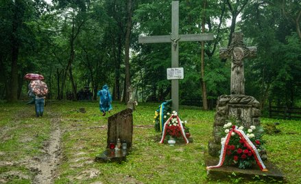 Teren cmentarza w nieistniejącej wsi Puźniki