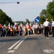 Pracownicy kopalni blokowali drogę