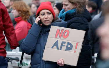 Niedzielny protest przeciwników Alternatywy dla Niemiec w centrum Berlina