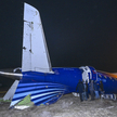 Wrak samolotu Embraer ERJ-190AR, który rozbił się w Kazachstanie w pobliżu miasta Aktau
