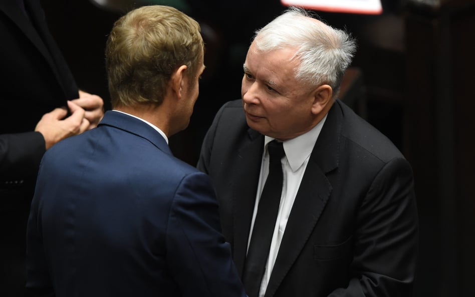 Donald Tusk, Jarosław Kaczyński