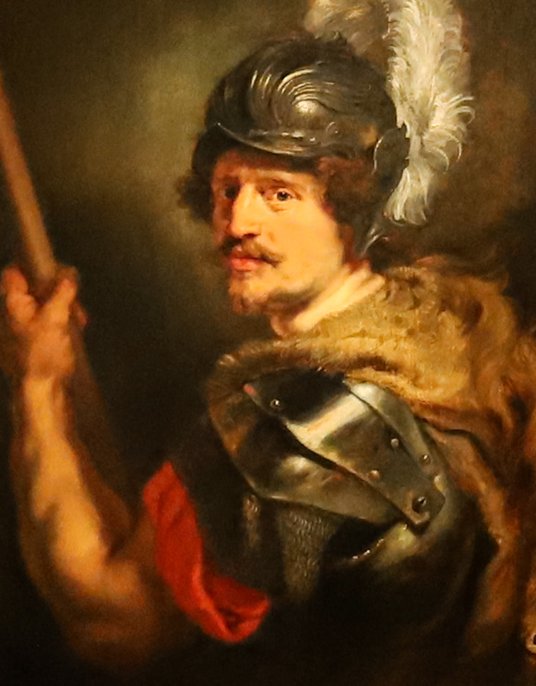 Obraz Petera Paula Rubensa „Portret mężczyzny jako boga Marsa”