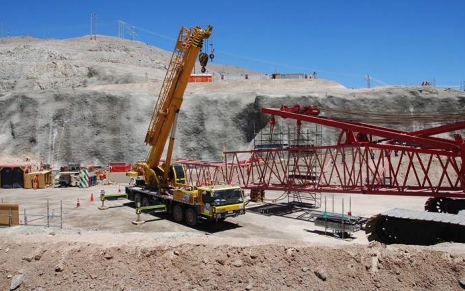 Sztandarowym projektem w portfelu KGHM jest budowa kopalni Sierra Gorda w Chile