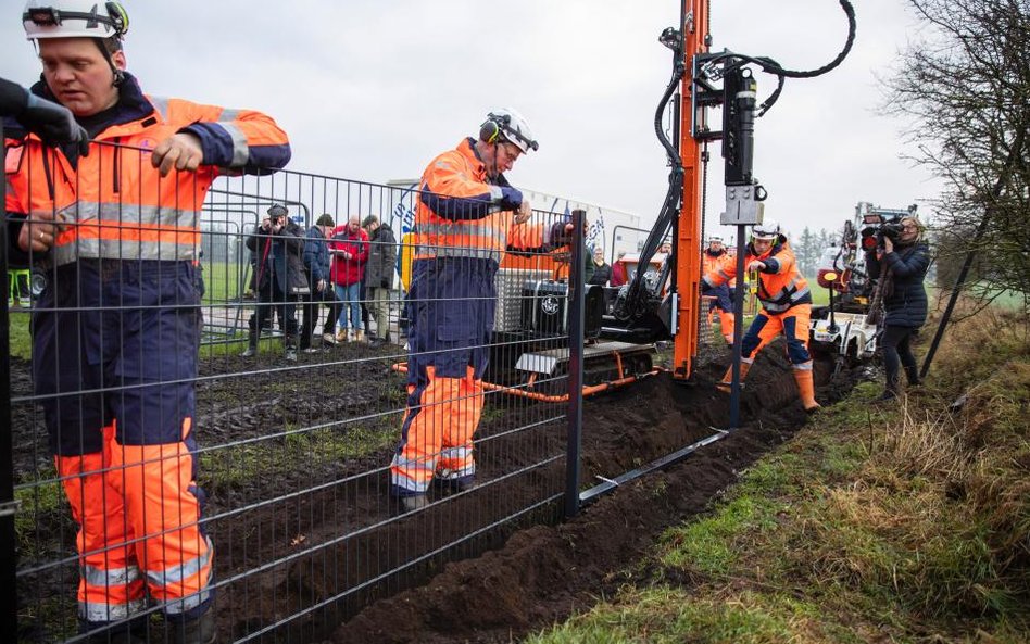 Duńczycy budują płot na granicy z Niemcami