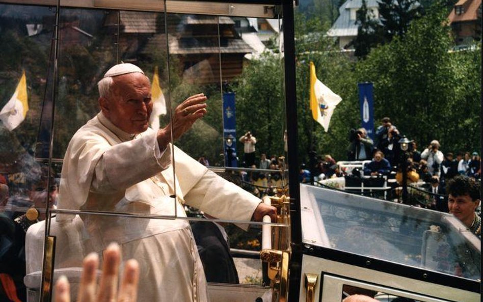 Papież Jan Paweł II podczas ostatniej wizyty w Zakopanem - 10.06.1997 r.