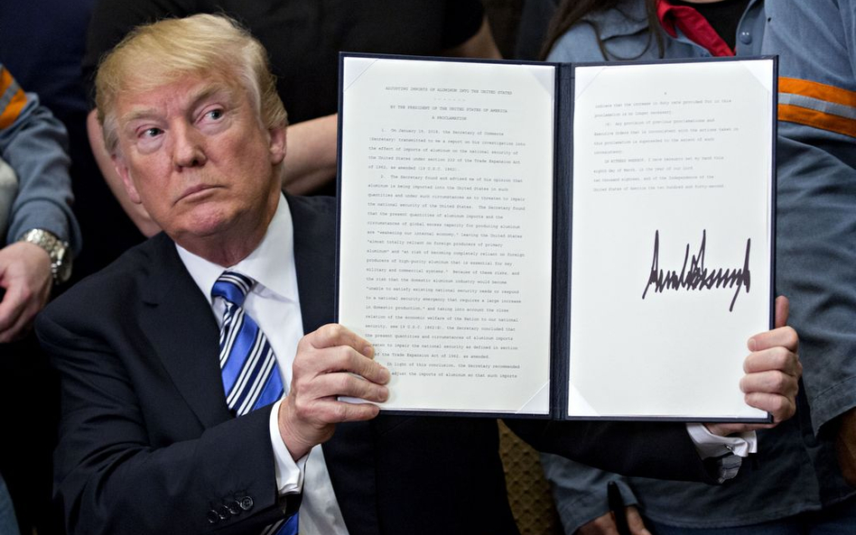 Trump wprowadził cła na stal i aluminium