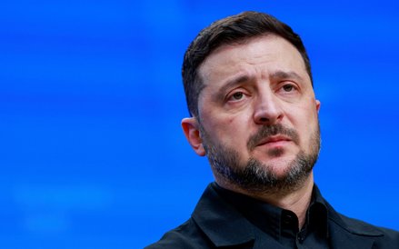 Prezydent Ukrainy Wołodymyr Zełenski