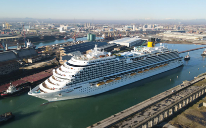 Florencki statek Costa Cruises gotów do pierwszego rejsu