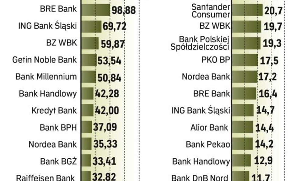 Wysoka rentowność banków nad wisłą