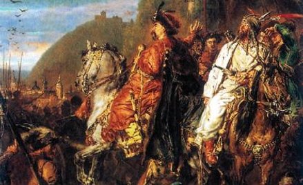 Jan Matejko „Bohdan Chmielnicki z Tuhaj-bejem pod Lwowem