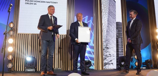 The winner in the strategic company category was PKN Orlen. The diploma, which was presented by the 