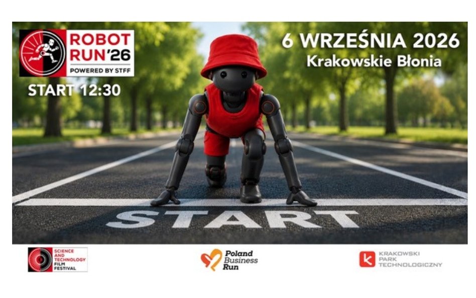 Roboty pobiegną dla beneficjentów Fundacji Poland Business Run. Pierwszy ROBOT RUN na krakowskich Błoniach już 6 września