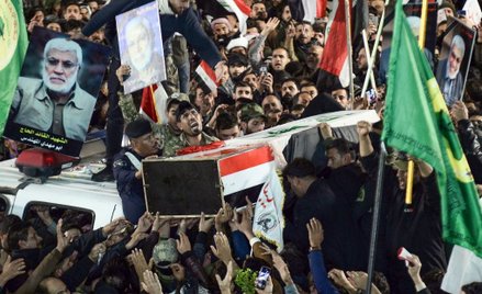 Tłum pożegnał zabitego generała Sulejmaniego