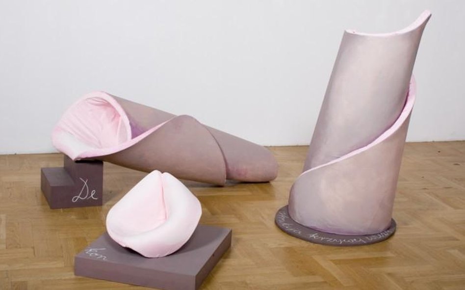 Maria Pinińska-Bereś, De-Kon-Strukcja Krzyżej Wieży II, 1995