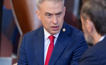 Krzysztof Gawkowski podczas rozmowy w salonie „Rzeczpospolitej” na forum w Karpaczu