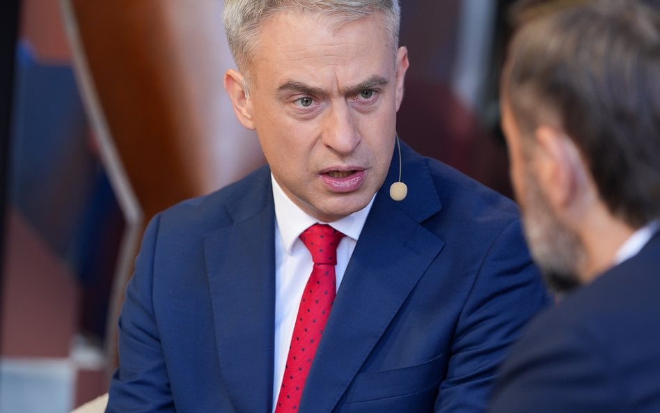 Krzysztof Gawkowski podczas rozmowy w salonie „Rzeczpospolitej” na forum w Karpaczu