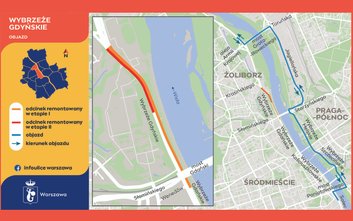 Wakacyjny remont Wisłostrady. Nie tylko frezowanie