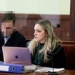 Oskarżony Sebastian M. (L) oraz jego pełnomocniczka mec. Katarzyna Hebda (P) podczas rozprawy w Sądz