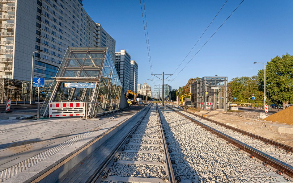 Dzięki nowemu torowisku tramwaje bedą mogły poruszać się szybciej