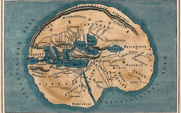 Mapa świata antycznego według Herodota