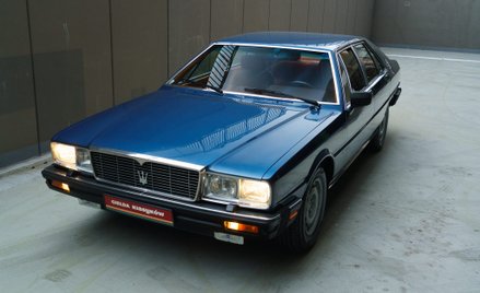 Maserati Quattroporte III zaprojektował sam Giorgetto Giugiaro.