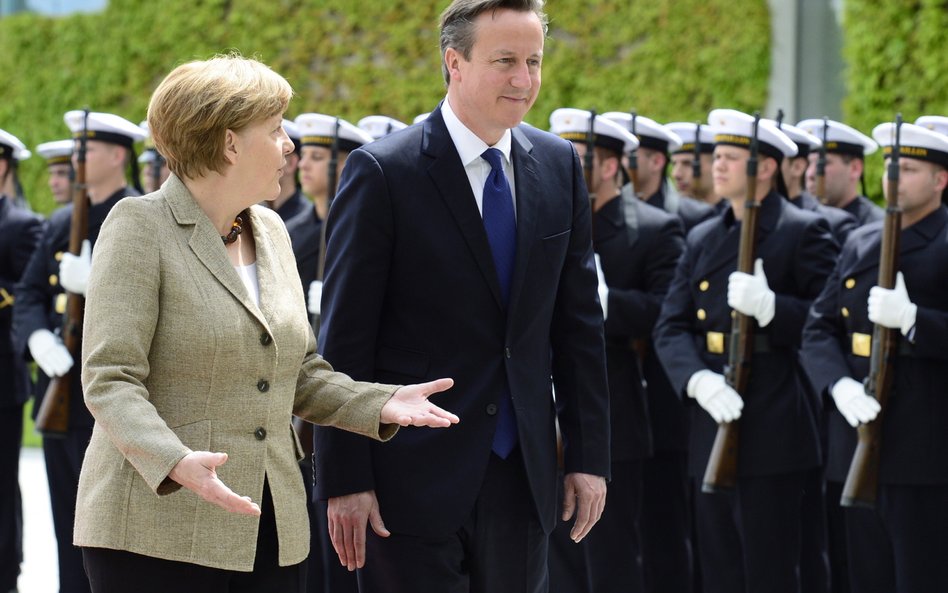 Kanclerz Angela Merkel i premier David Cameron