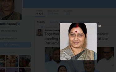 Minister spraw zagranicznych Indii Sushma Swaraj potrzebuje nerki. Internauci chcą pomóc