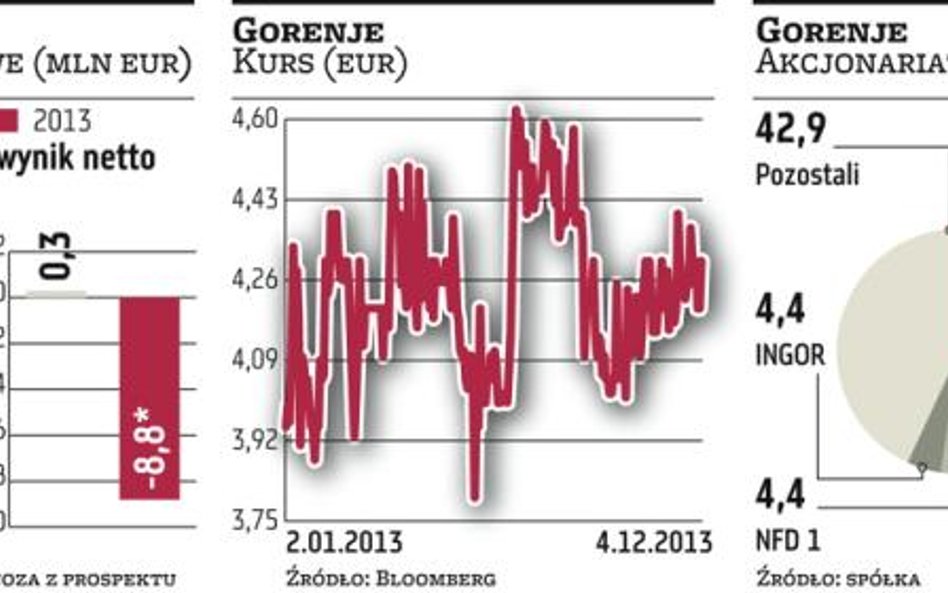 Gorenje liczy na poprawę wyników dzięki restrukturyzacji