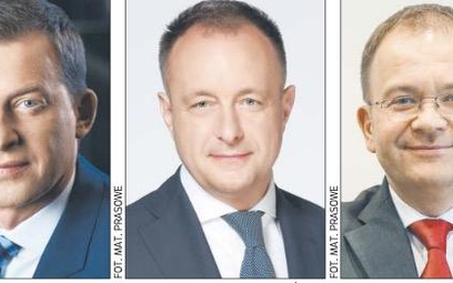 Od lewej: Andrzej Rosłaniec (Alior Bank), Wojciech Sieńczyk (Santander Bank) oraz Grzegorz Zawada (P