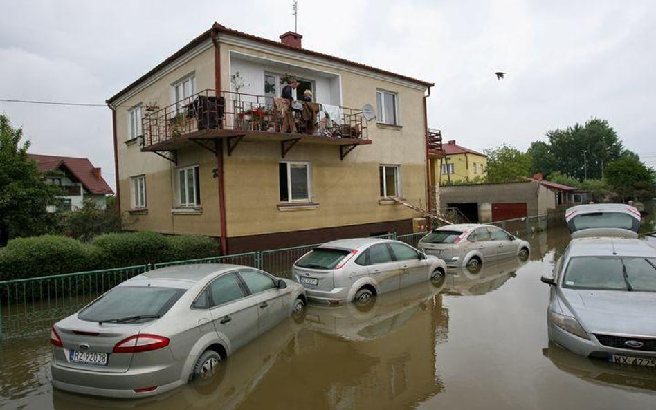 Sandomierz po powodzi