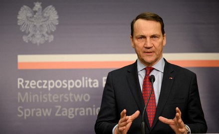 Minister spraw zagranicznych Radosław Sikorski