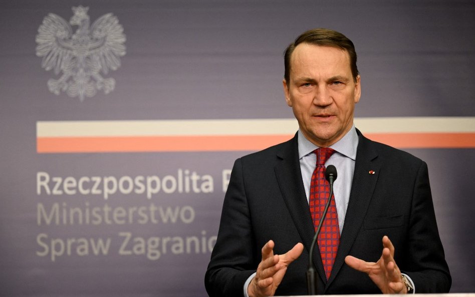 Minister spraw zagranicznych Radosław Sikorski