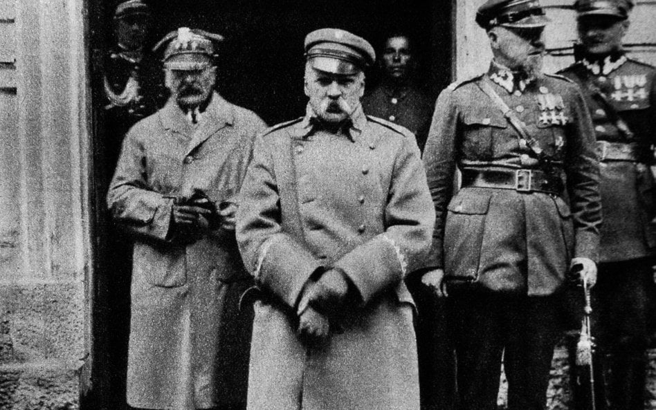 Józef Piłsudski na zjeździe legionistów w Wilnie 12 sierpnia 1928 roku