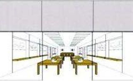 Takie przedstawienie zagospodarowania powierzchni handlowej swoich salonów firmowych chce zastrzec A