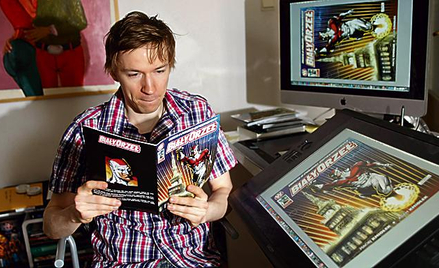 Adam Kmiołek autor komiksu na co dzień pracuje jako specjalista od marketingu