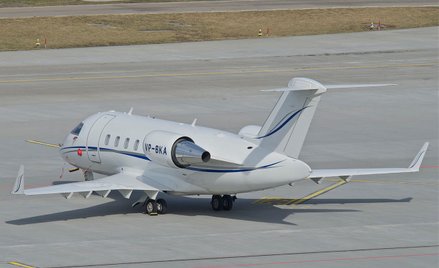 Bombardier Challenger 600 - samolot tego typu rozbił się na lotnisku w Bangor